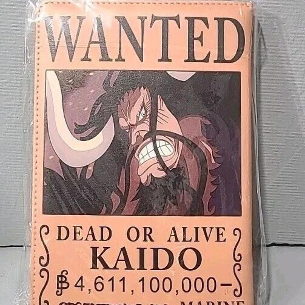 Wanted Dead Or Alive Kaido Leather Notebook/Journal